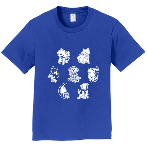 Port and Company Youth Fan Favorite Tee -- True Royal