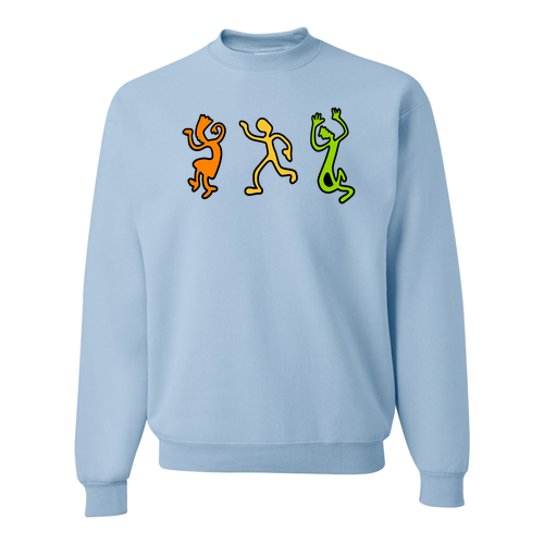 Jerzees 8 Oz., 50/50 Nublend Fleece Crew -- Light Blue