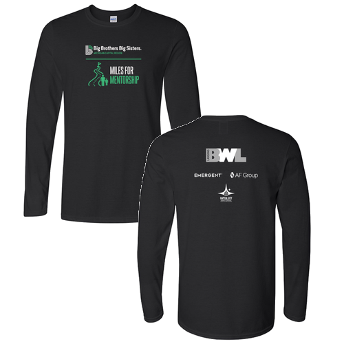 Gildan Softstyle Longsleeve T Shirt -- Black