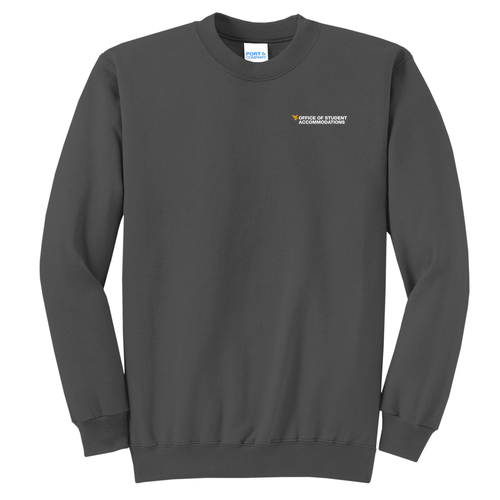 Port and Company Classic Crewneck Sweatshirt -- Charcoal