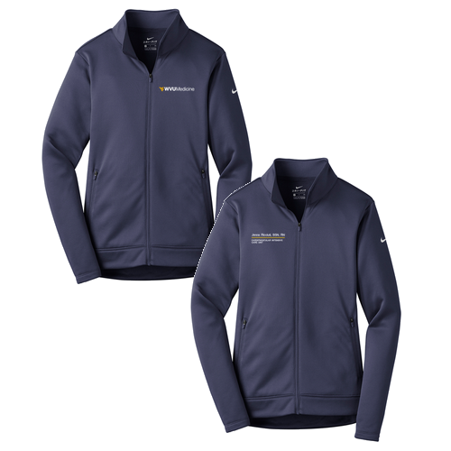 Nike Ladies Therma-FIT Full-Zip Fleece -- Midnight Navy