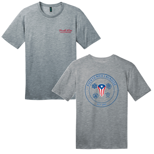 Taino Symbol Tee -- Heathered Steel
