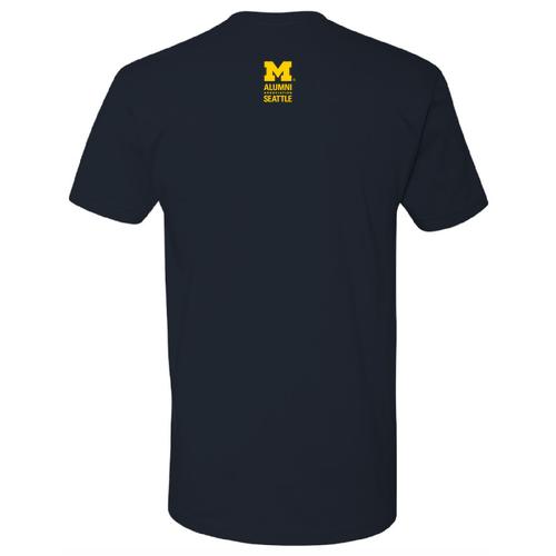 Mens/Unisex Next Level Soft Fitted Short Sleeve Tee -- Midnight Navy