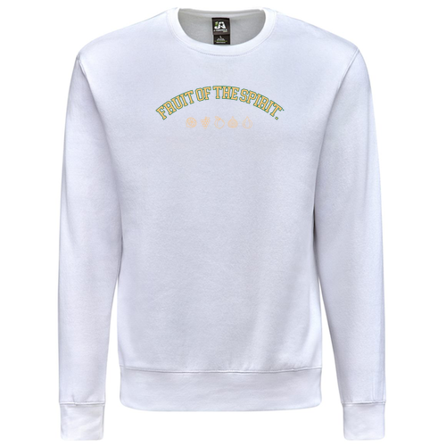 Fruit of the Spirit Crewneck Sweater -- White