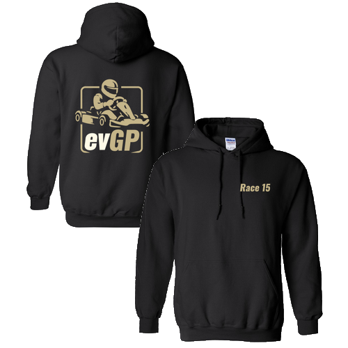 Gildan Heavy Blend Hooded Black Sweatshirt