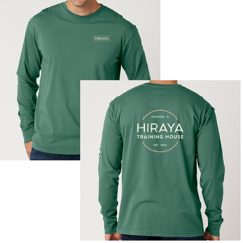 Long Sleeve Tee-- Jade