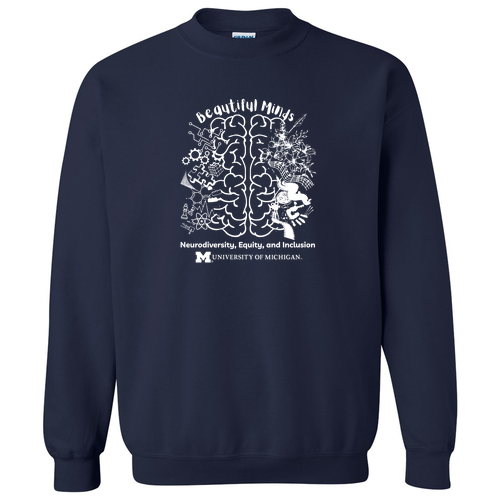 Mens/Unisex Gildan Heavy Blend Crewneck Sweatshirt -- Navy