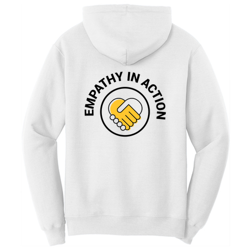 Port and Company Core Fleece Pullover Hooded Sweatshirt -- White
