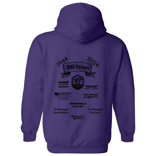 Gildan Heavy Blend Hooded Sweatshirt -- Purple