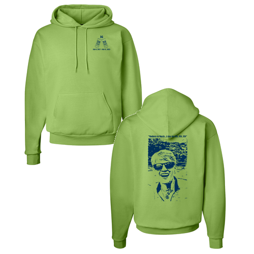 Hanes 7.8 Oz., 50/50 Comfort Blend Fleece Pullover Hood Adult -- Lime