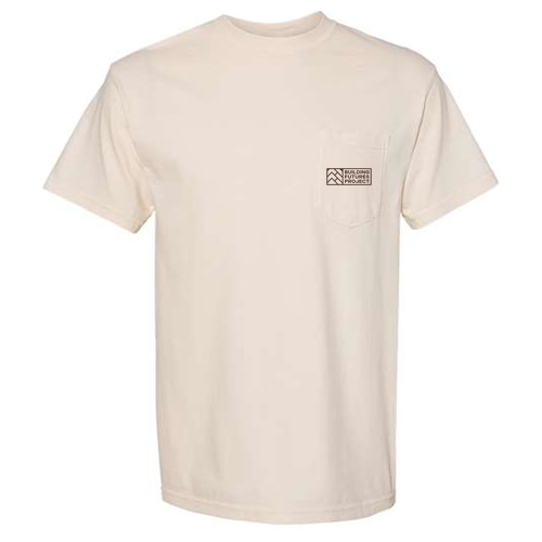 Comfort Colors Unisex Garment-Dyed Heavyweight Pocket T-Shirt -- Ivory
