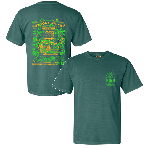 Comfort Colors Unisex Garment-Dyed Heavyweight T-Shirt -- Blue Spruce