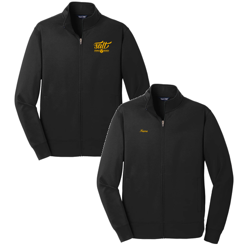 Sport-Tek Sport-Wick Fleece Full-Zip Jacket -- Black
