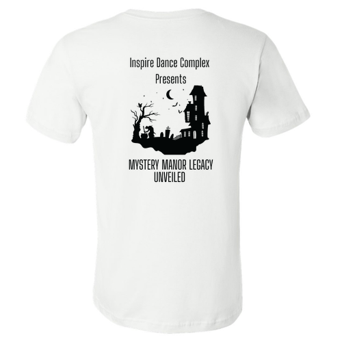 Mystery Manor Adult Tee -- White