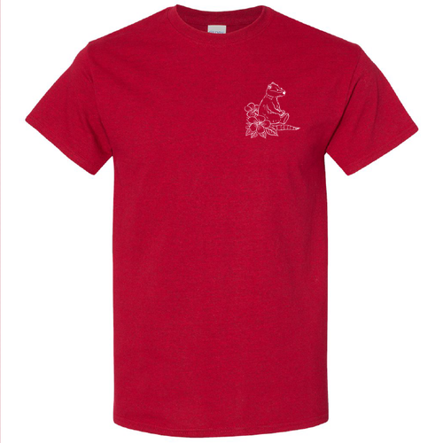 Gildan Heavy Cotton Basic T-Shirt -- Antique Cherry Red
