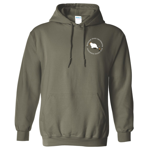 Gildan Heavy Blend Hooded Sweatshirt -- Military Green