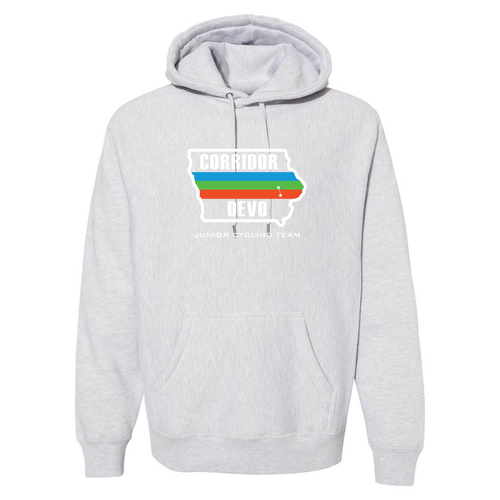 Independent Trading Co. Legend Premium Heavyweight Cross-Grain Hoodie -- Grey Heather