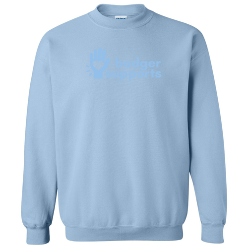 Gildan Heavy Blend Crew Neck Sweatshirt -- Light Blue