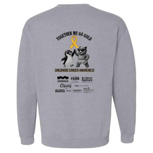 Gildan Heavy Blend Crew Neck Sweatshirt -- Sport Grey
