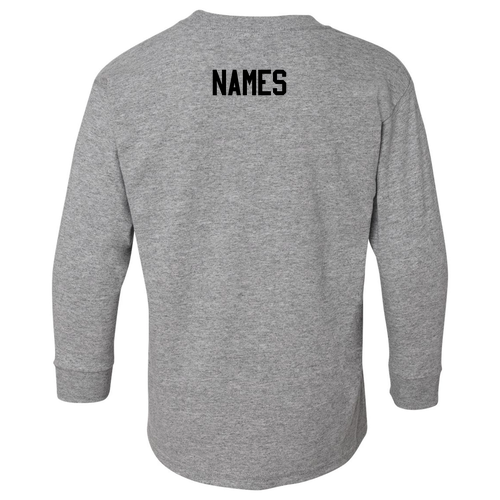 YOUTH Gildan Heavy Cotton Longsleeve -- Sport Grey