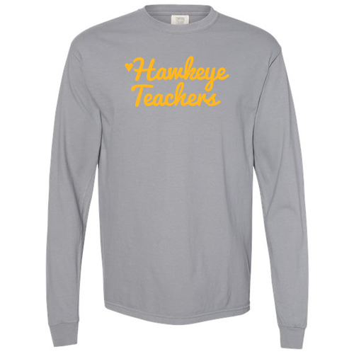 Comfort Colors Ringspun Long Sleeve Tee -- Granite