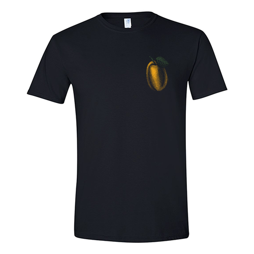 Adult Apricot Short Sleeve T-Shirt -- Black