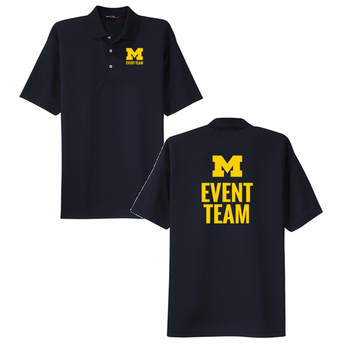 Mens/Unisex Sport Tek Dri Mesh Sport Shirt -- Navy