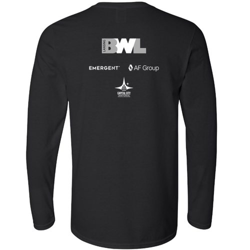 Gildan Softstyle Longsleeve T Shirt -- Black