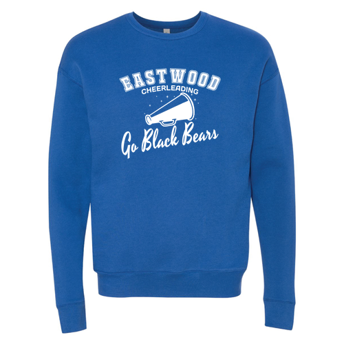 Megaphone Design Bella Canvas Unisex Drop Shoulder Fleece Crewneck -- True Royal