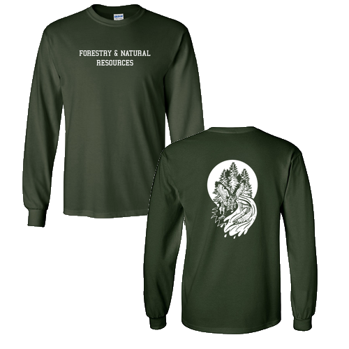 Gildan Ultra Cotton Longsleeve T-Shirt -- Forest Green