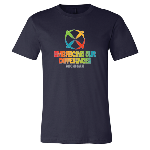 Mens/Unisex Bella Canvas Soft Fitted Jersey T-Shirt -- Navy