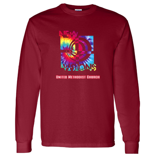 Gildan Heavy Cotton Longsleeve Basic T-Shirt -- Garnet