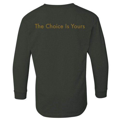 Gildan Youth Heavy Cotton Longsleeve -- Forest Green