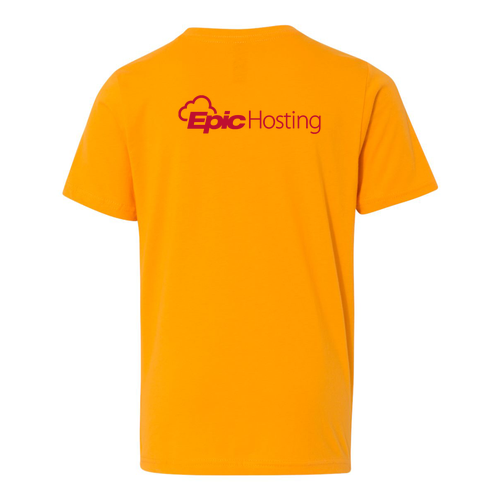 Next Level Apparel Boys Short Sleeve Crew Tee -- Gold