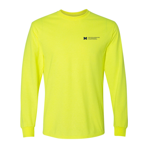 Gildan DryBlend 50/50 Longsleeve T-Shirt -- Safety Green, $12