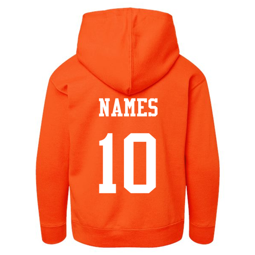 Youth Pullover Fleece Hoodie -- Orange