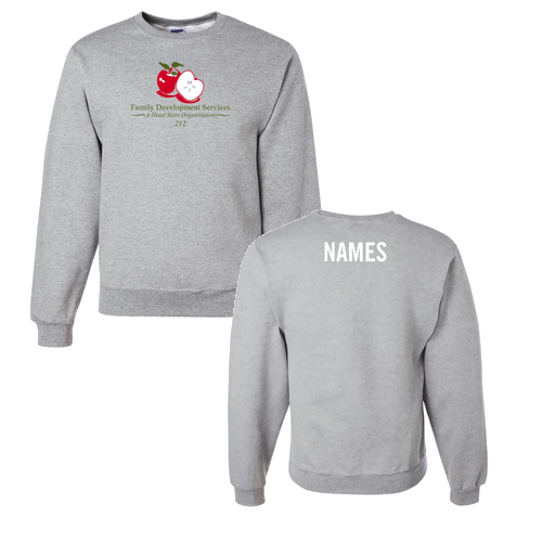 Jerzees 8 Oz., 50/50 Nublend Fleece Crew -- Athletic Heather