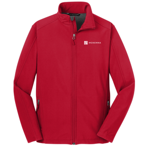 Port Authority Core Soft Shell Jacket -- Rich Red