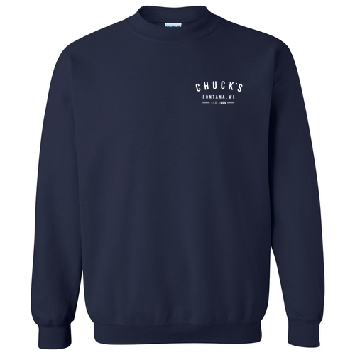 Gildan Heavy Blend Navy Crew Neck Sweatshirt