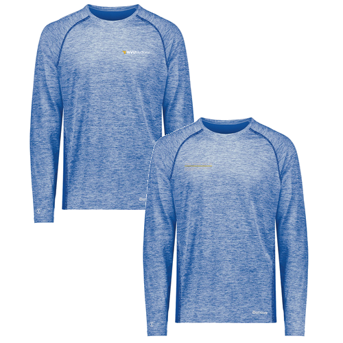 Holloway Electrify Coolcore Long Sleeve T-Shirt -- Royal Heather