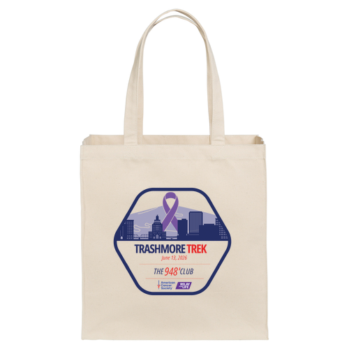 Port Authority Cotton Canvas Over-The-Shoulder Tote -- Natural