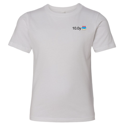 Next Level Apparel Boys Short Sleeve Crew Tee -- White