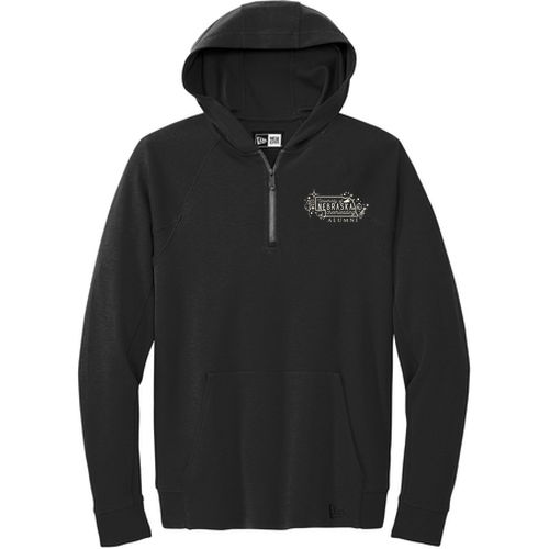 New Era STS quarter-zip Unisex Hoodie -- Black
