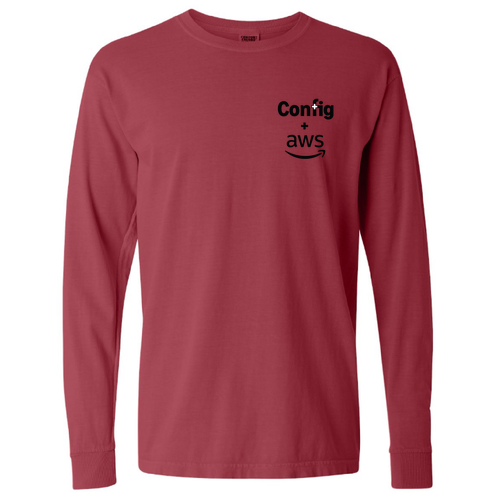 Comfort Colors Ringspun Long Sleeve Tee -- Crimson