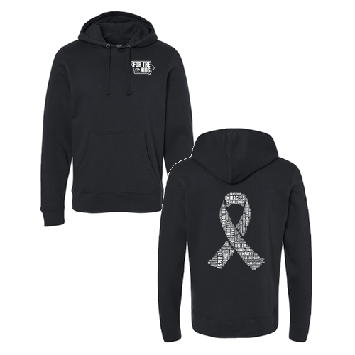 J America Unisex BTB Fleece Hooded Sweatshirt -- Black