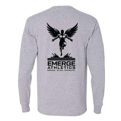 Jerzees Dri-Power Active Adult Longsleeve Tee -- Athletic Heather