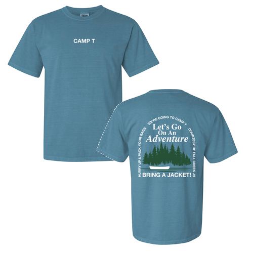 Comfort Colors Ringspun Garment Dyed T Shirt -- Ice Blue