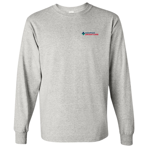 Gildan Heavy Cotton Longsleeve Basic T-Shirt -- Ash