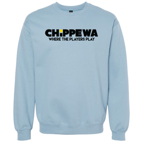 Gildan Adult Softstyle Fleece Crew Sweatshirt -- Stone Blue