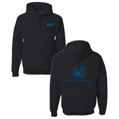 Jerzees 8 oz 50/50 Nublend Adult Hooded Sweatshirt -- Black